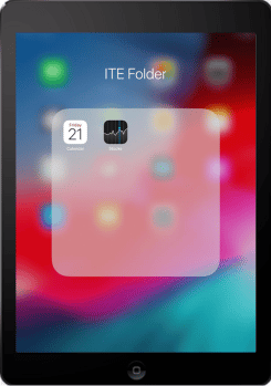 The ITE folder is opened with two apps.