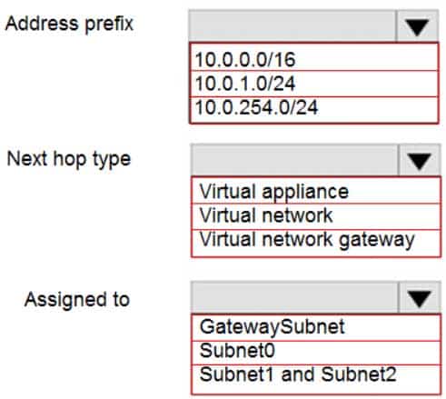 How should you configure RT1? - InfraExam 2022