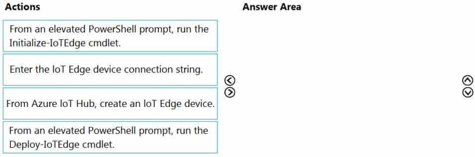 AZ-220 Microsoft Azure IoT Developer Part 03 Q14 032 Question