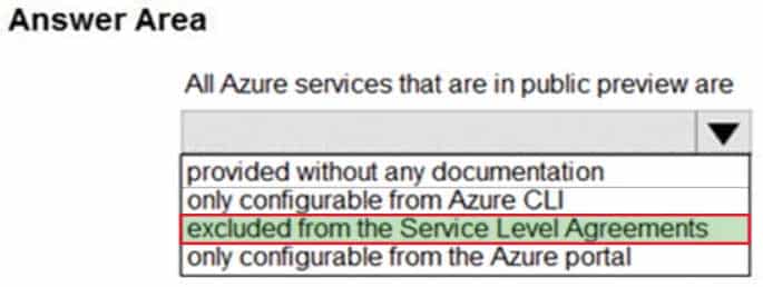 AZ-900 Microsoft Azure Fundamentals Part 12 Q02 117 Answer