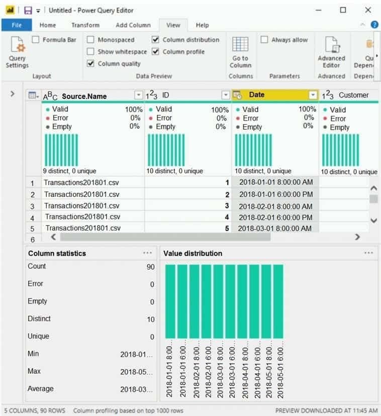 DA-100 Analyzing Data with Microsoft Power BI Part 05 Q13 124