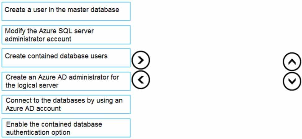 DP-300 Administering Relational Databases on Microsoft Azure Part 02 Q17 031 Question