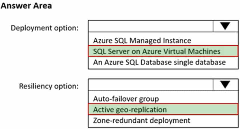 DP-300 Administering Relational Databases on Microsoft Azure Part 08 Q17 093 Answer