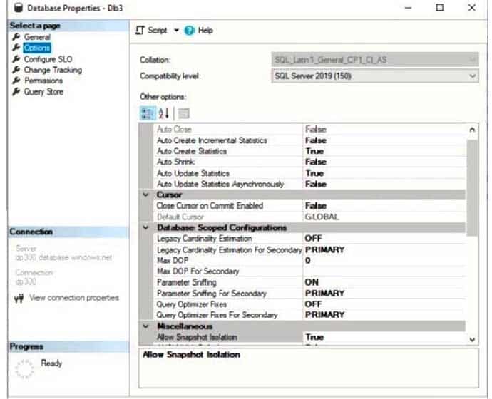 DP-300 Administering Relational Databases on Microsoft Azure Part 08 Q19 094