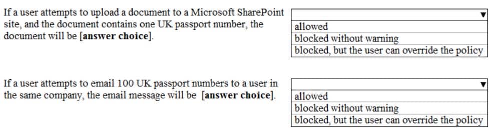 MS-100 Microsoft 365 Identity and Services Part 04 Q13 011 Question