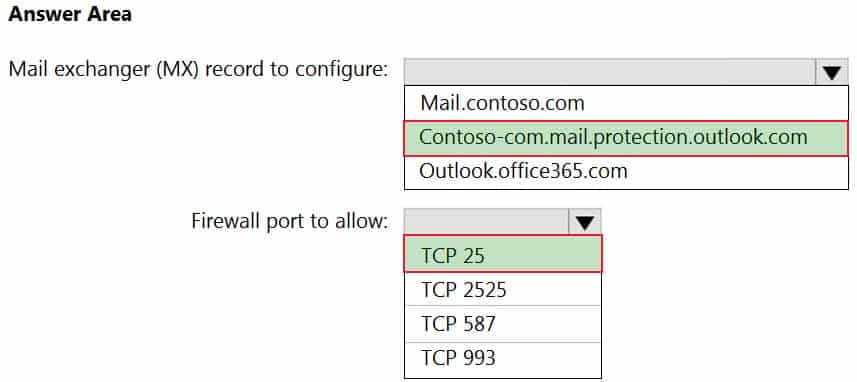 MS-203 Microsoft 365 Messaging Part 06 Q09 081 Answer