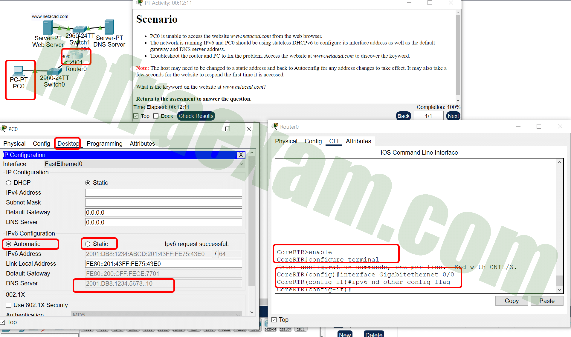 ▷ CCNA2 SRWE  Exame Final Respostas » CCNA 200-301 v7