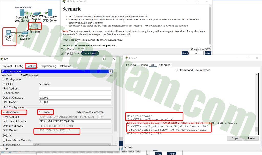 CCNA 2 V7 SRWE V7.02 Modules 7 – 9 Exam Answers 100% 2024